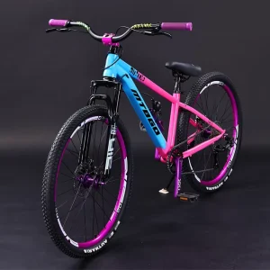 Men’s Unisex Mountain Bike Four Color MTB Bicycle with Durable Aluminum Alloy Fork for Outdoor Cycling