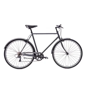 Mens Urban Bicycle Custom 8 Speed Men’s City Bike with 700c Alloy Bike Wheel Riding City Bicycle
