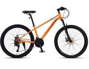 Men’s Women’s Commuter Off-Road Mountain Bike 21 Speeds Student Design Disc Brake Shock Absorption Steel Fork Waterproof 26″