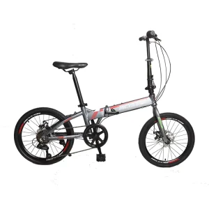 Mini 20 Inch Folding Bike good Quality 21 Speed Gear Folding Bicycles for Adult CE Foldable Cycle From China