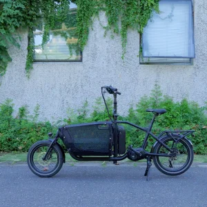 Mini Cargo Bike 20inch Aluminum Alloy Hard Tail Frame 9 Speed Front Rear Hydraulic Disc Brake 180kg Load Capacity