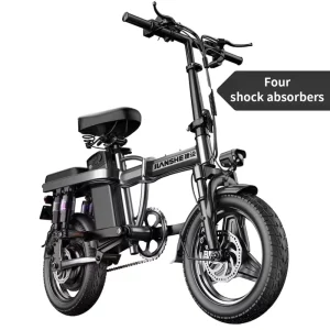 Mini Folding 14 Inch Electric Bicycle 400W 48V Foldable Electric City Bike Ebike Bicicletta Bicicleta Electrica
