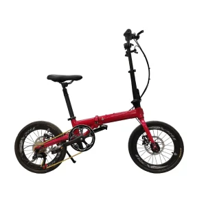 Mini Folding Bikes 16 Inch Portable Ultra Light Variable Speed Disc Brake Bicycles for Men Women & Students