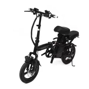 Mini Folding Electric City Bicycle 48V 14 Inch Foldable Electric Bike with Lithium Battery Power Supply
