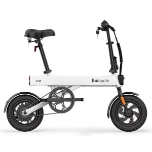 Mini Lightweight Portable 12″ Folding Electric Bike 36V 250W Aluminum Alloy Frame Disc Brakes