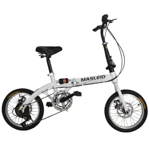 Mini Size Black Multispeed Bike Folding Bicycle Buy New Designed 16 Inch 7 Speed Steel Bicycle Folding Bike