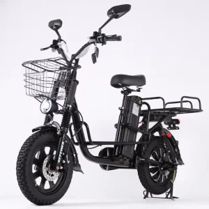 Monster Cargo Electric Bike Food Delivery Powerful Battery Long Range
