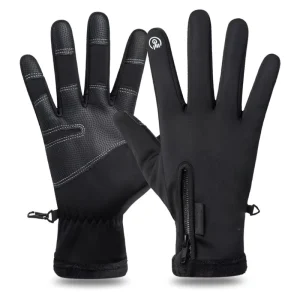Motorcycle Thermal Gloves Women’s Men’s Winter Finger Touch Screen Gloves for Men Cycling Running Skiing Hiking Climbing