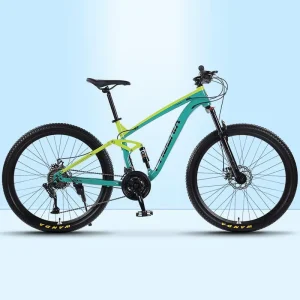 Mountain Bike 24/26/27.5 Inch Men & Women Mountain Bike with 24-Speed Adult Bikes Double Disc Brake High Carbon Steel Frame