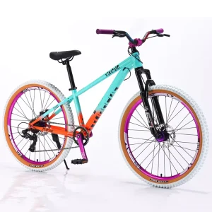 Mountain Bike 26 Inch Men & Women Mountain Bike with 8 Speed Adult Bikes Double Disc Brake Suspension Fork