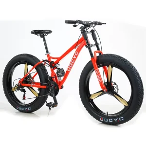 Mountain Bike Mtb Bicycle for Men 20 Inch Downhill 24 26×4.0 Fat Tire Bike Steel Snow Beach Cruiser Cycle