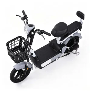 Multi color Safety 25km h Electric Bicycle 48V 14 Inch High Carbon Steel Frame E bike for Adults