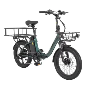 Multifunctional 20 Inch Cargo Bike Long Range Electric Bicycle