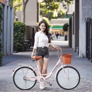 NEWSPEED Bicycle 24” 26” city Bike women Bike Bicycle cycling for Lady vintage City Bike
