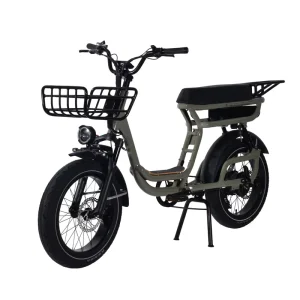 New 500W Phatfour Moped Retro Europe Holland Beach Cruiser Electric Bike Bicycle Fat Tire Electronic La Souris E Bike Cycle