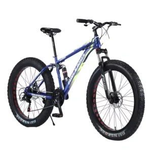 New Design 24-Inch Aluminum Alloy Bike for Adults Men’s Downhill Mountain Cruiser with Disc Brake and Aluminum Alloy Fork