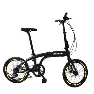 New Design Modern Folding Bike Lightweight Folding Bicycle Foldable Bike with 7 Speed Gears