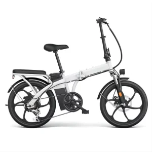 New Folding Electric Bicycle Mini 14 Inch 350W Lithium Battery LCD Display 48V 7 Speed Aluminum Alloy Frame Disc