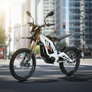 New Light Bee 10KW 72V 35ah Electric Dirt Bike Suron Lightbee Motorcycle Whte Black Gree Available Light Bee X