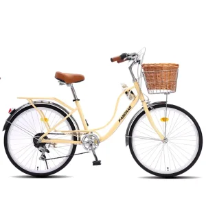 New Materials Bike Male Adult Lightweight City 26″ Work Teenage Student Vintage Bicycle