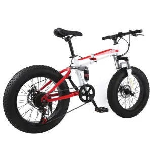New Model Folding Fatbike Bicycle Big Tire 26*4.0 Steel Snow Bike Disc Brake Fat Bike Mountain Bike Bicycle