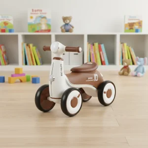 New Model High Quality PP Plastic Toddler Outdoor Balance Bike Mini 4 Wheel Kids’ Bike for Ages 1-3