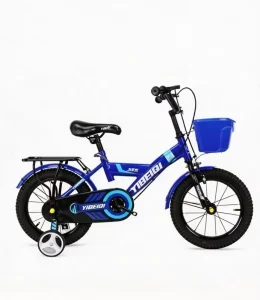 New Model Steel Frame Children’s Bicycle for Children Aged 3 to 9. Boys’ Girls’ Bikes Auxiliary Wheels 6 Speed Plastic Basket