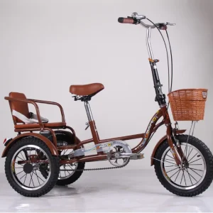New Models Manual Pedal City Tour High Carbon Frame Full Shockproof 16″ Wheel Cargo Middle Aged Elderly Adults