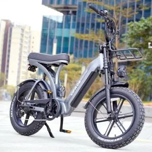 New OUXI Q8 Long Range Electric Motor Bicycle 250w 500w 1000w Gear Fat Tire Mountain Bike with Front Basket