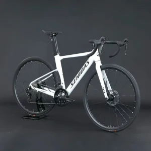 New Real Road Bike Chinese Manufactory Bicycle 18 Speed 40mm Knives Rim 700C Disc Brake Road Bike