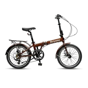 New Speed Folding Bicycle Manufactured with 20 inch Folding Bicycle Wear Resistant Tire Rear Rack