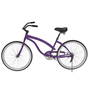New Style 26 Inch Single Speed Adult Beach Cruiser Aluminum Retro City Bike for Lady