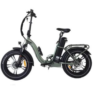 New Style Full Suspension Low Step Through Fat Bike All Wheel Drive Folding Electric Bike