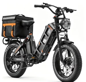 New Style Juliet Fatbike Electric 20 Inch Fat Tire Delivery E Bike Mountain EBike City Bicycle
