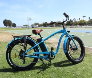 Newest 52v 26inch Electric Fat Tire Beach Cruiser Bike Adults Step Thru Over Snow Road E Bike with Rear Hub Motor