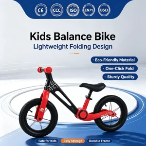 Nylon Frame Bicycle Balance Bike Kids Bike 12 Inch Without Paddle for Boys Girls with Customizable Color logo
