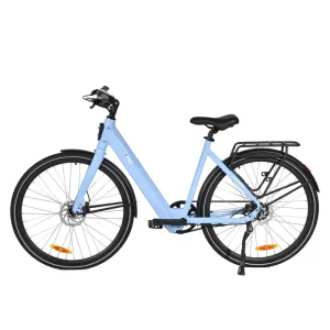 ODM Brushless Rear Hub Motor Single Speed Belt Drive Electric City Bicycle 36V 10AH Lithium Battery Aluminum Frame Torque