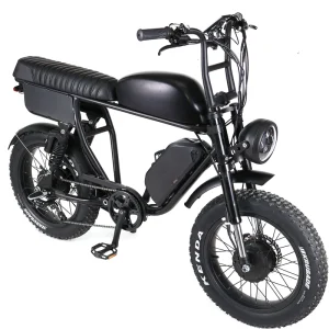 OEM 1000W Full Suspension Electric Fat Bike Electric Bicycle Fat Tires Electric Super Bike