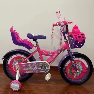 OEM 12″-20″ Inch Kids Bikes for Boys and Girls Four Wheel Child Cycle with Plastic Basket and Brake Line
