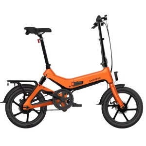 OEM 16 Inch Small Folding Electric City Bike Brushless Motor