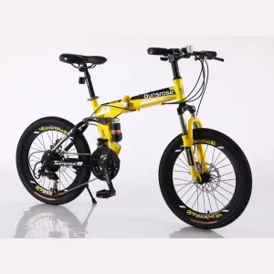 OEM 20 Inch Folding Bike Mountain Bike Full Suspension Foldable Bicycle With High Carbon Steel Frame MTB for Adults