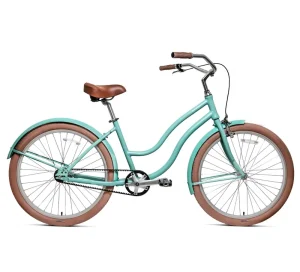 Women’s City Bicycle OEM Colorful Alloy Cruiser Bicycle 26-Inch City Bike with Belt Drive