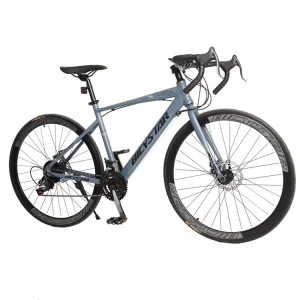 Road Bicycle with Disc Brakes, Full Carbon or Aluminum Alloy Frame, OEM Hybrid Aluminum Road Bike, 30-Inch