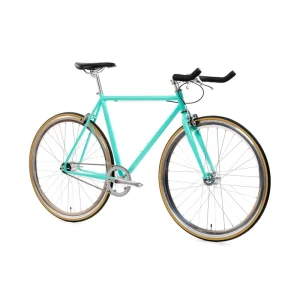 OEM 700C Fixed Gear Bike with Alloy Bullhorn Handlebar Factory Custom Single Speed Steel Track Bike Adult Road Bicycles