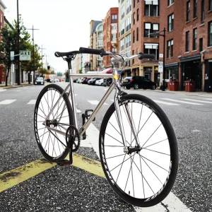 OEM 700c Adult Fixed Gear Track Bicycle Steel Fork Gravel Pit Fat Quad Road Dirt Bike for City Sport