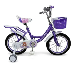 OEM Bikes 12 14 16 20 Inch Girls Purple Girls With Training Wheels