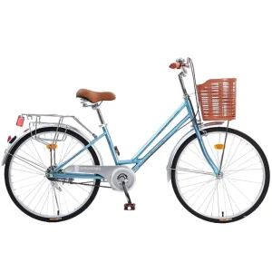 OEM Fashion Factory 26-inch Single Speed Lady Bike Leisure City Bike Aluminum Fork Bicycle for Women Lady