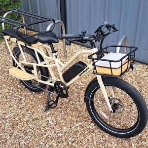 OEM Long Tail Cargo Ebike Dual Batteries Alloy Electric Cargo Bikes Bicycle Two Wheeled Cargo