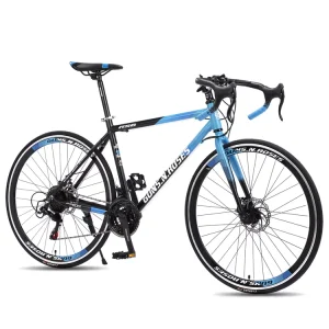 OEM Touring Frame Hybrid Bikes 700c Road Bicycle Cycle Titanium Bicycle Fork 700c 14 Speed Road Bike for Men