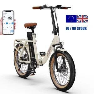 ONESPORT 250W 48V Electric City Hybrid Folding E-Bike, Direct Shipping to the EU and UK